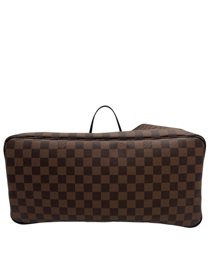 LOUIS VUITTON DAMIER EBENE NEVERFULL WITH POUCH