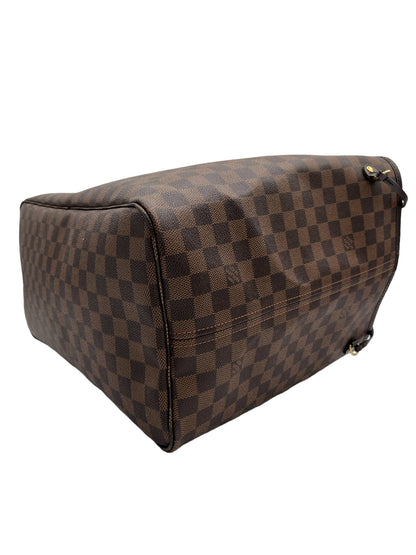 LOUIS VUITTON DAMIER EBENE NEVERFULL WITH POUCH