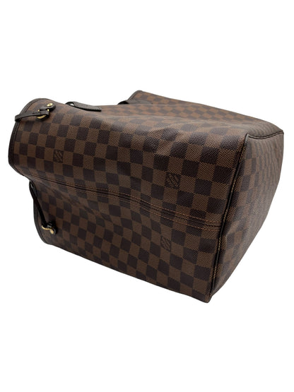 LOUIS VUITTON DAMIER EBENE NEVERFULL WITH POUCH