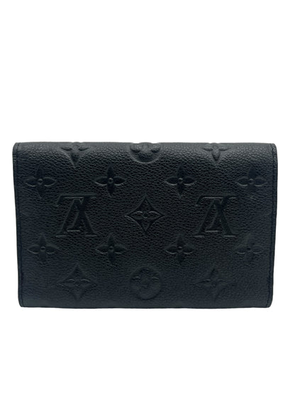 LOUIS VUITTON EMPREINTE COMPACT CURIEUSE WALLET BLACK