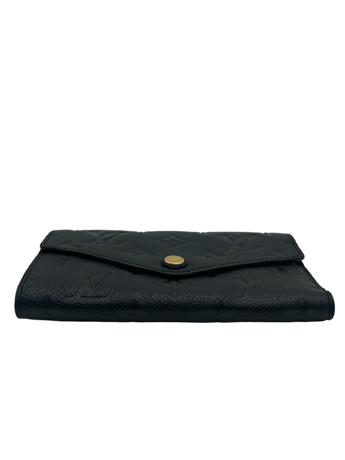 LOUIS VUITTON EMPREINTE COMPACT CURIEUSE WALLET BLACK