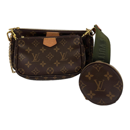 LOUIS VUITTON MULTI POCHETTE ACCESSOIRES HUNTER GREEN STRAP