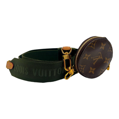 LOUIS VUITTON MULTI POCHETTE ACCESSOIRES HUNTER GREEN STRAP