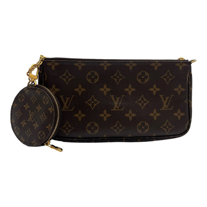 LOUIS VUITTON MULTI POCHETTE ACCESSOIRES HUNTER GREEN STRAP