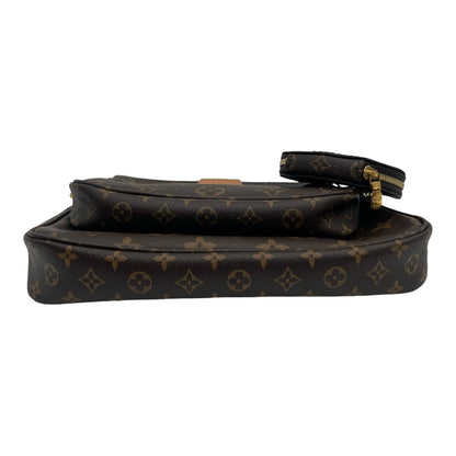 LOUIS VUITTON MULTI POCHETTE ACCESSOIRES HUNTER GREEN STRAP