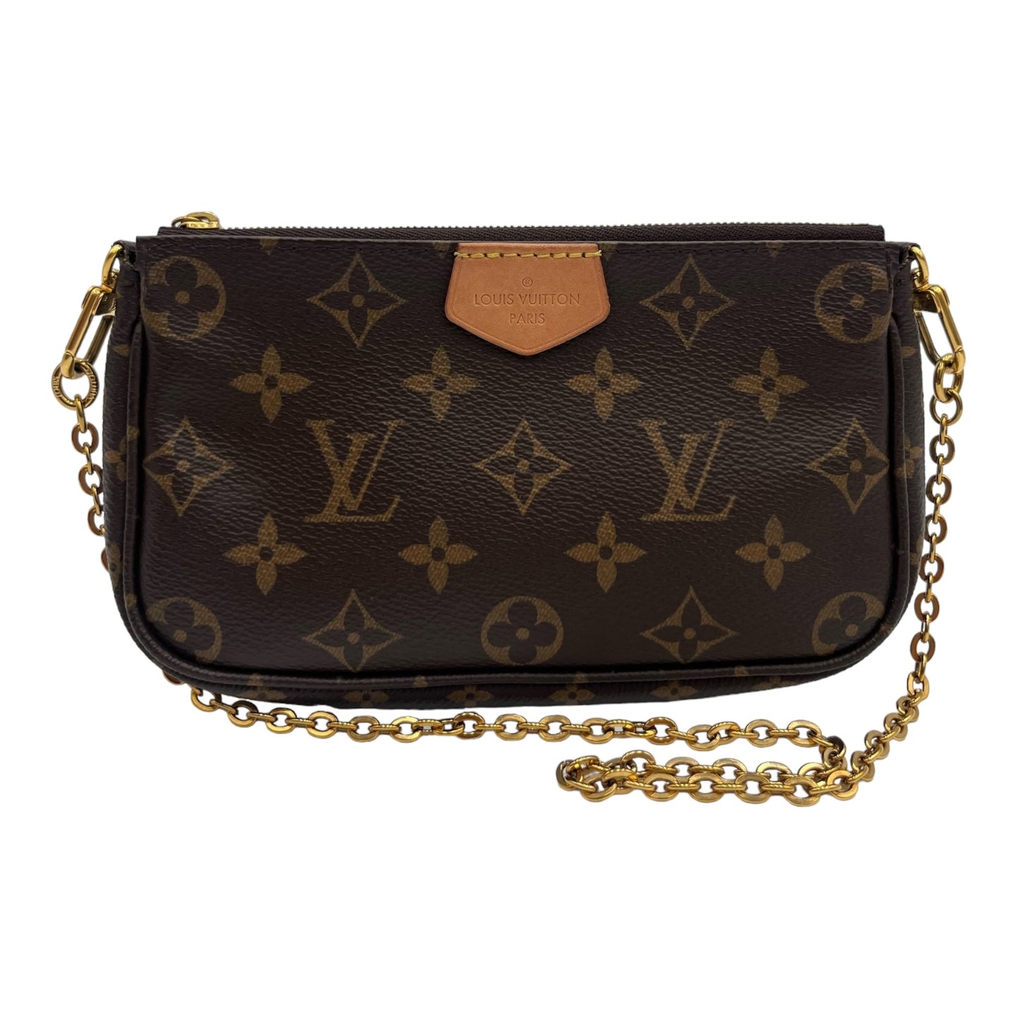 LOUIS VUITTON MULTI POCHETTE ACCESSOIRES HUNTER GREEN STRAP