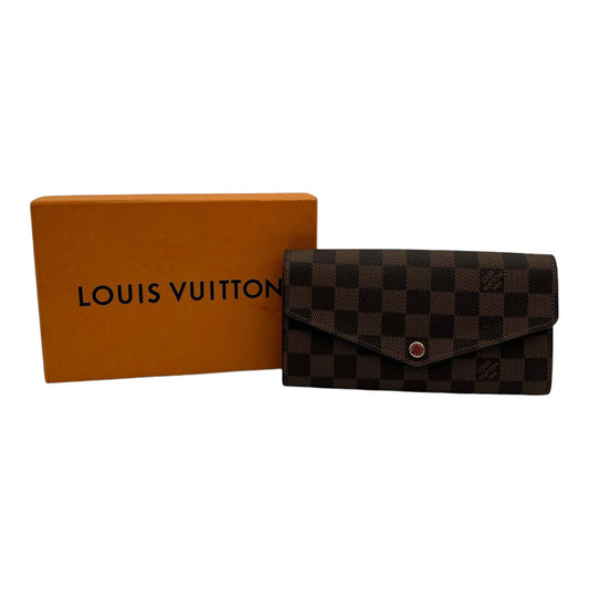 LOUIS VUITTON DAMIER EBENE SARAH WALLET