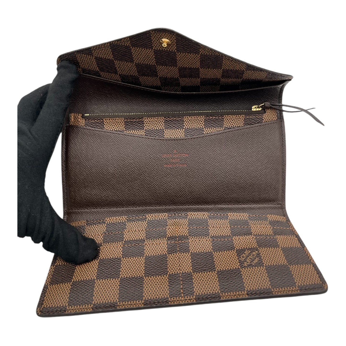 LOUIS VUITTON DAMIER EBENE JOSEPHINE WALLET