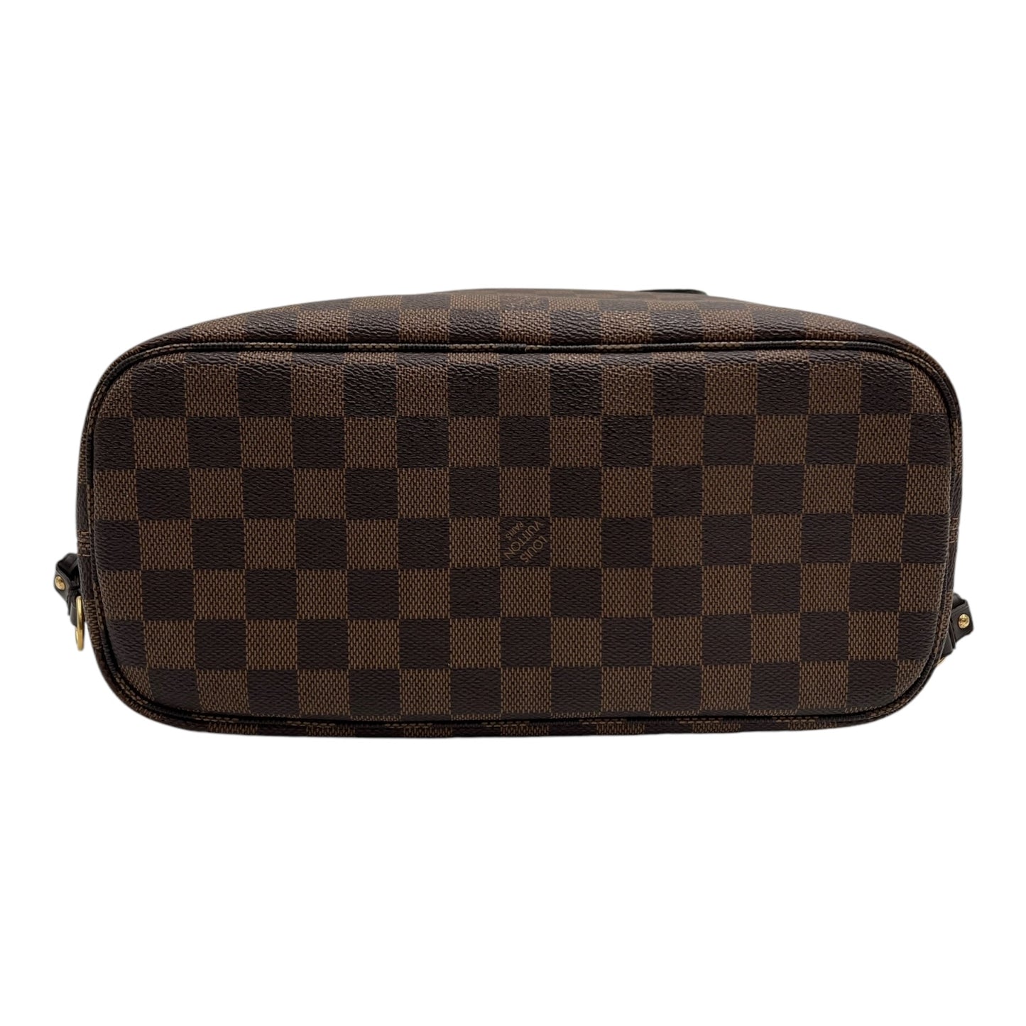 LOUIS VUITTON DAMIER EBENE NEVERFULL PM WITH POUCH