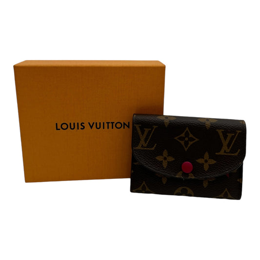 LOUIS VUITTON ROSALIE MONOGRAM COIN PURSE BURGUNDY