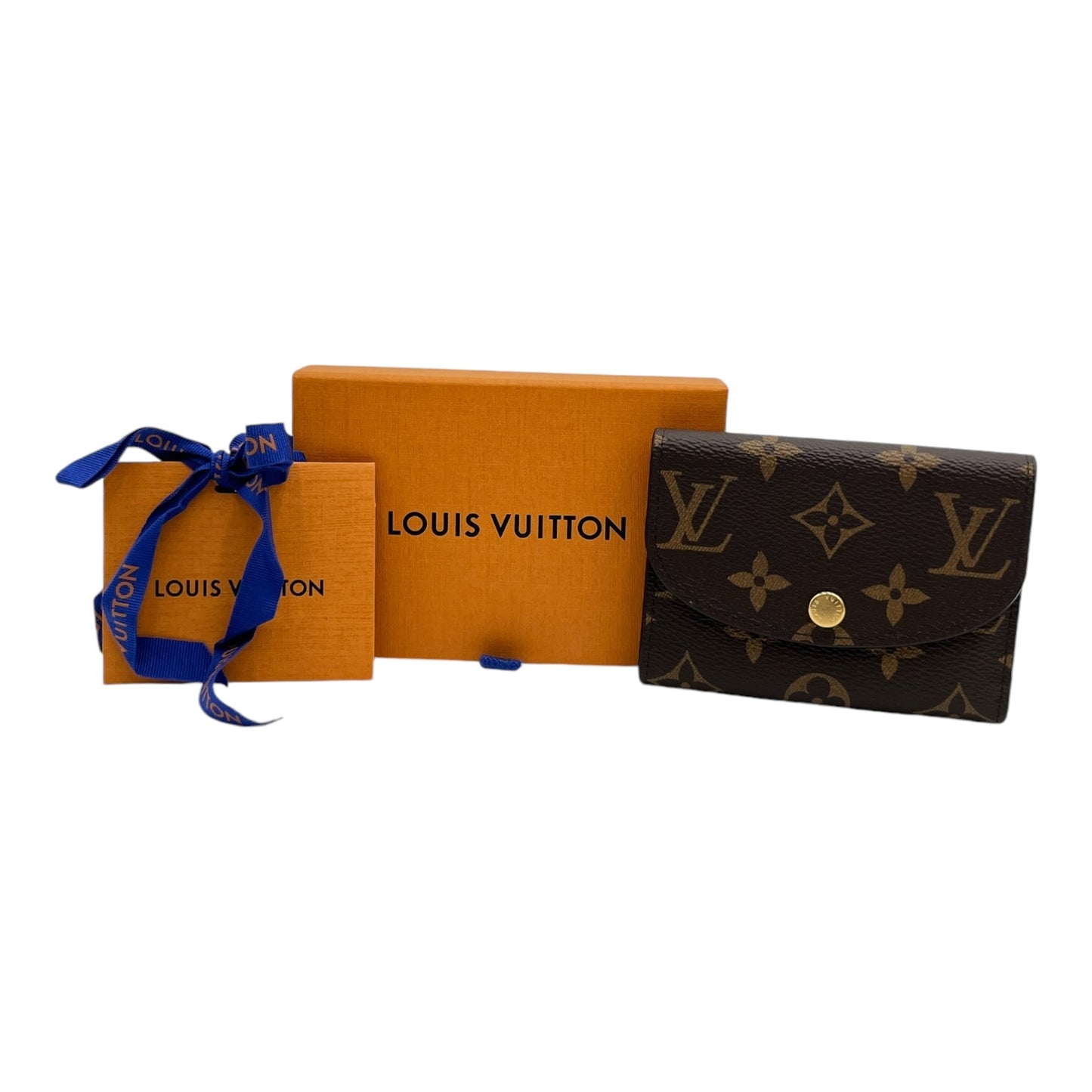 LOUIS VUITTON ROSALIE MONOGRAM COIN PURSE GOLD