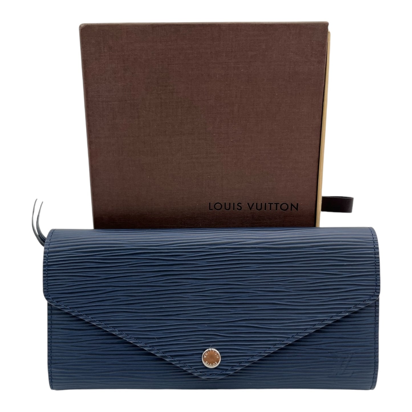 LOUIS VUITTON JOSEPHINE WALLET IN EPI LEATHER NAVY