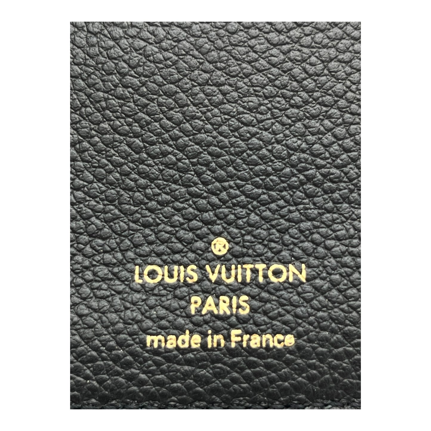 LOUIS VUITTON EMPREINTE LEATHER COMPACT WALLET BLACK