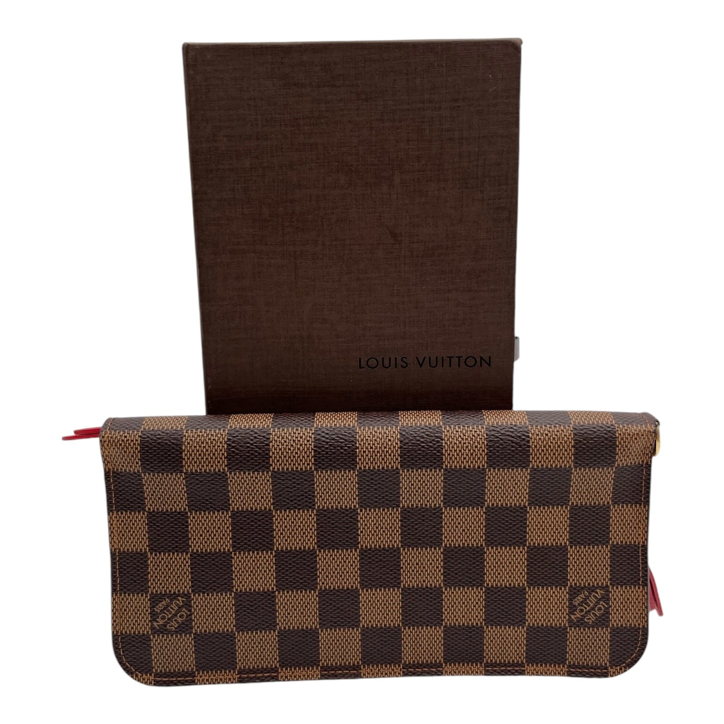 LOUIS VUITTON DAMIER EBENE INSOLITE WALLET RED