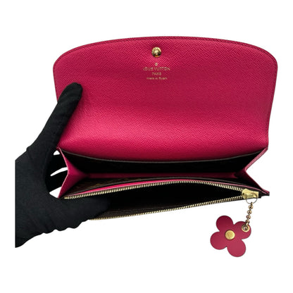 LOUIS VUITTON EMILIE WALLET BLOOMING FLOWER PINK