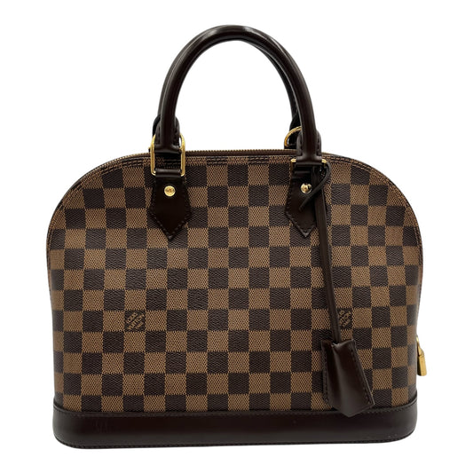 LOUIS VUITTON ALMA PM DAMIER EBENE HANDBAG