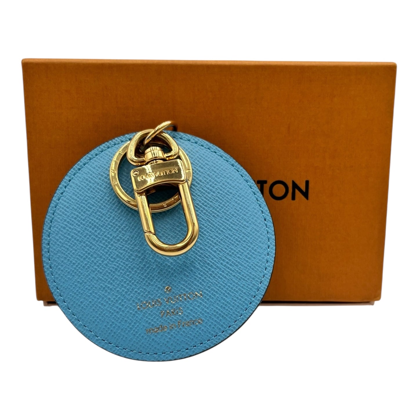 LOUIS VUITTON DAMIER EBENE ILLUSTRE MANCHOT BAG CHARM KEY RING