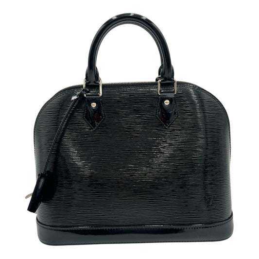 LOUIS VUITTON ALMA PM IN BLACK EPI LEATHER