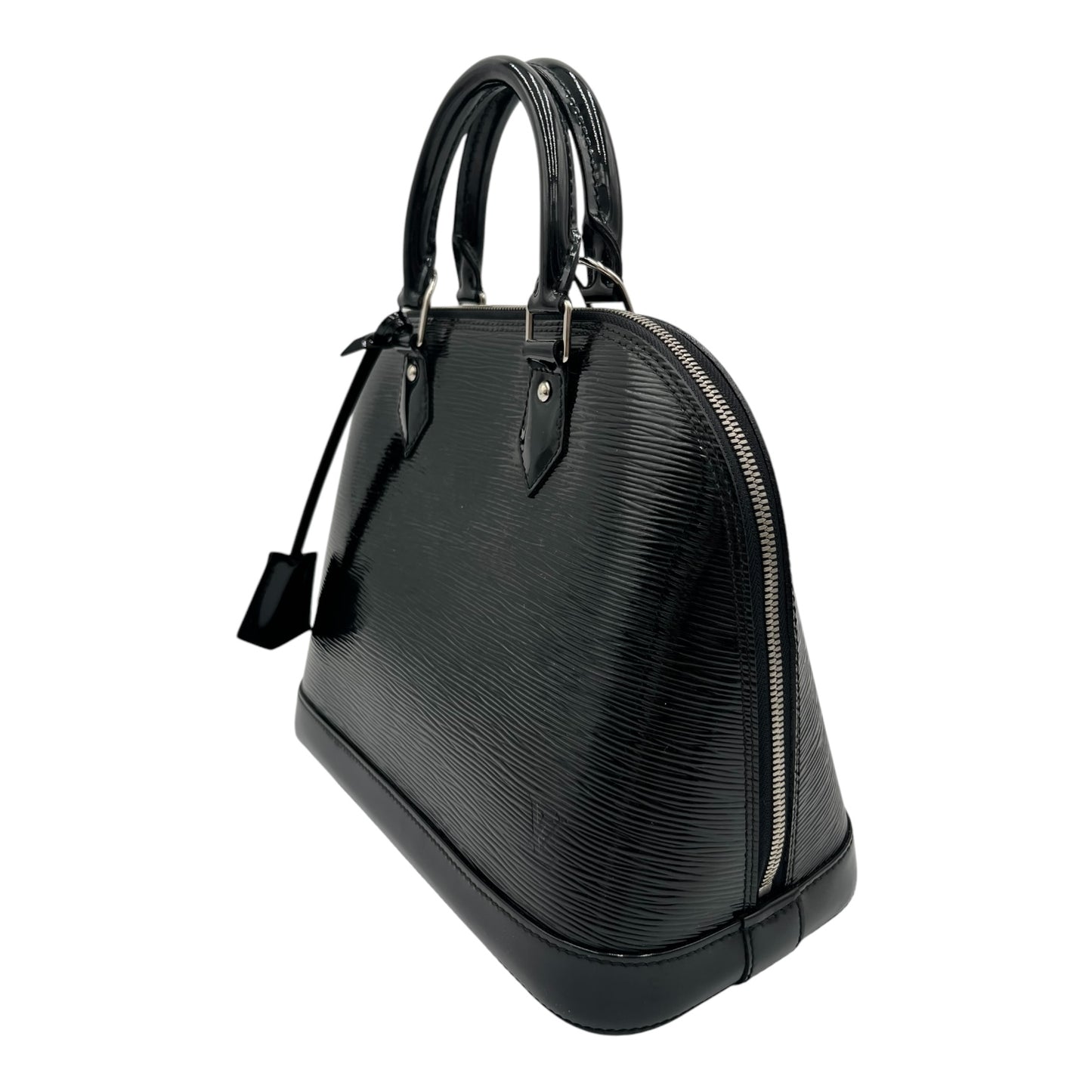 LOUIS VUITTON ALMA PM IN BLACK EPI LEATHER