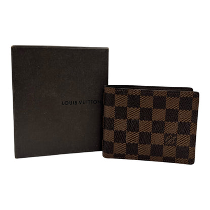 LOUIS VUITTON DAMIER EBENE MARCO BIFOLD WALLET