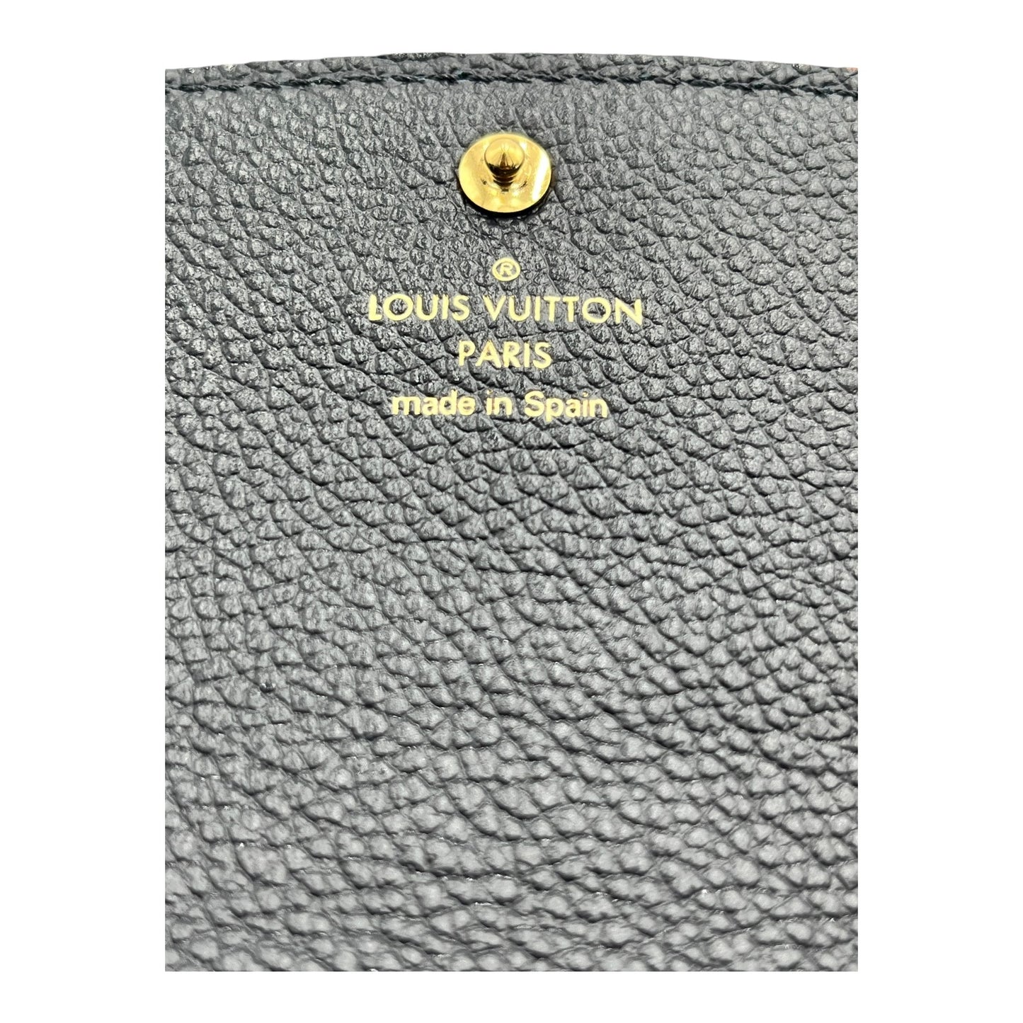 LOUIS VUITTON EMILIE WALLET EMPREINTE LEATHER NAVY