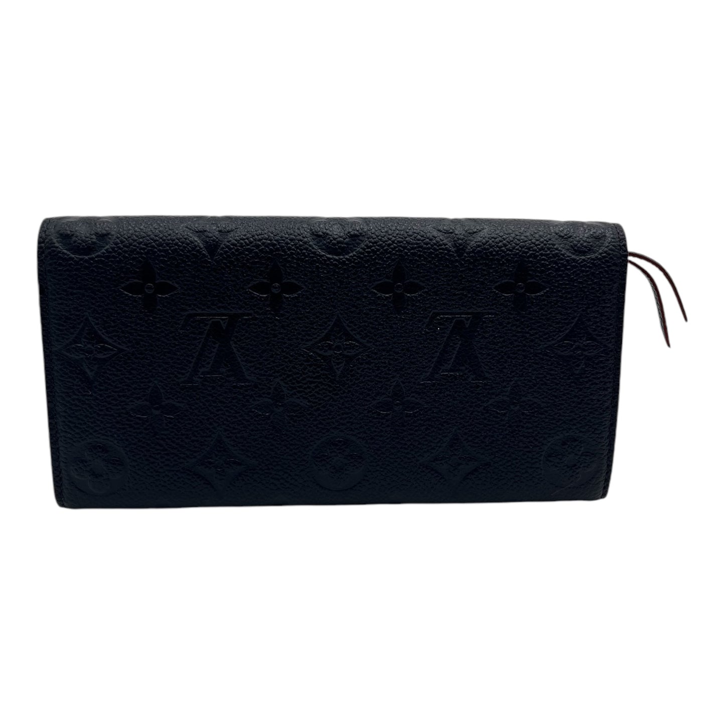 LOUIS VUITTON EMILIE WALLET EMPREINTE LEATHER NAVY