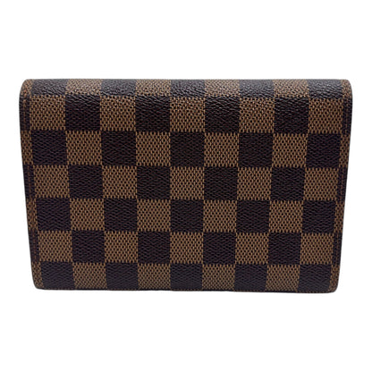 LOUIS VUITTON DAMIER EBENE  PORTE TRESOR WALLET