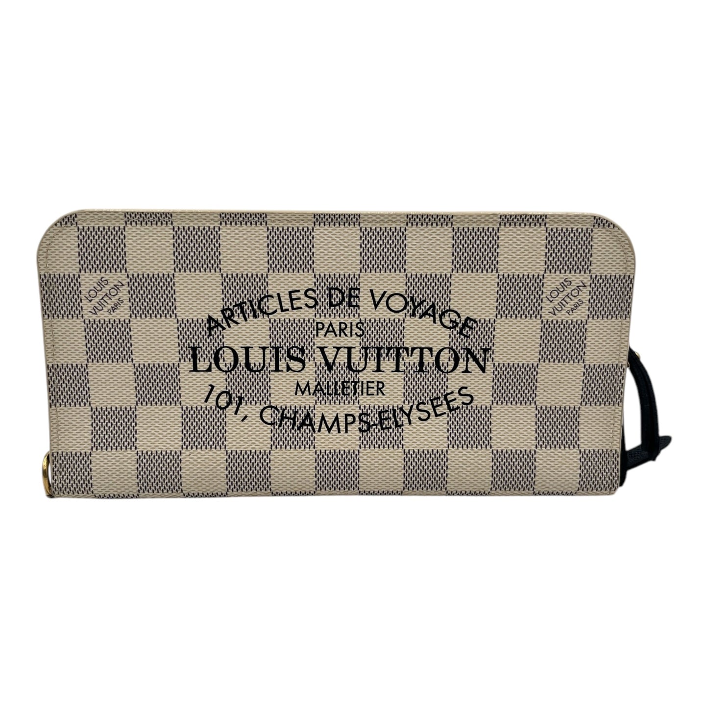 LOUIS VUITTON DAMIER AZUR ARTICLES DE VOYAGE INSOLITE LONG WALLET