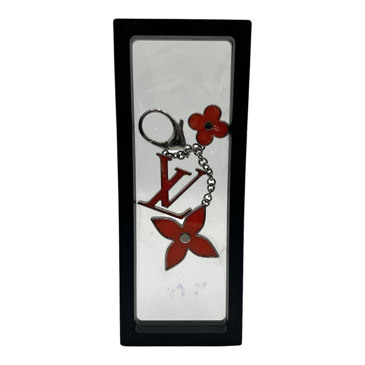 LOUIS VUITTON PIMENT FLEUR D'EPI KEY HOLDER AND BAG CHARM