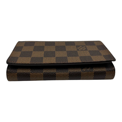 LOUIS VUITTON DAMIER EBENE TRESOR WALLET