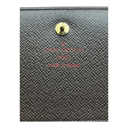 LOUIS VUITTON DAMIER EBENE TRESOR WALLET