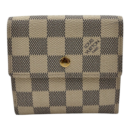 LOUIS VUITTON DAMIER AZUR ELISE COMPACT WALLET