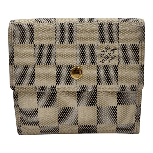 LOUIS VUITTON DAMIER AZUR ELISE COMPACT WALLET