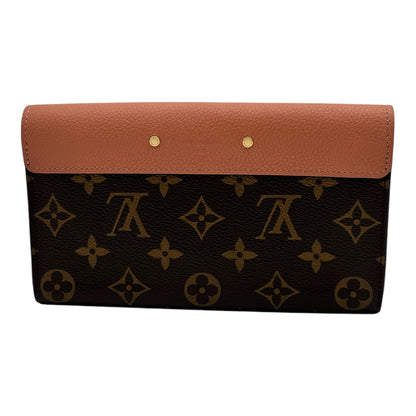 LOUIS VUITTON PALLAS MONOGRAM BROWN PECHE PINK