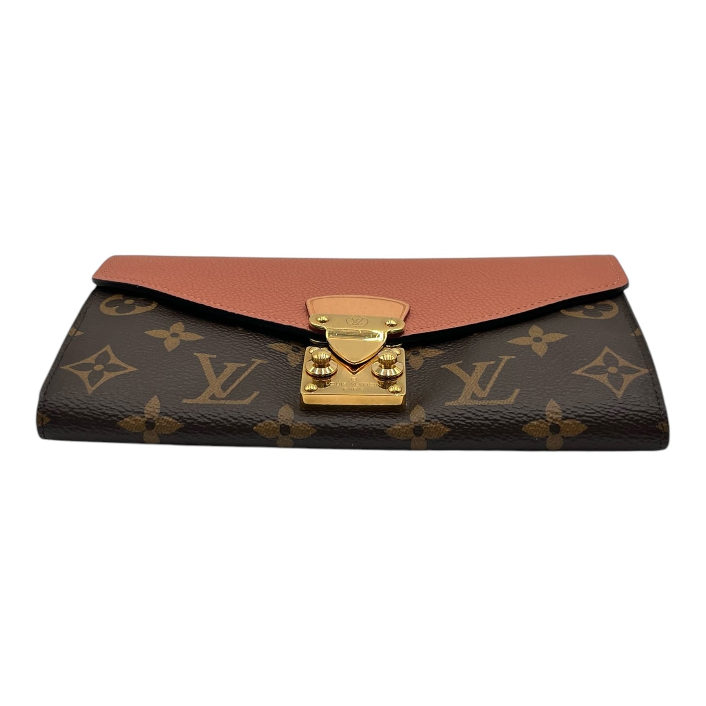 LOUIS VUITTON PALLAS MONOGRAM BROWN PECHE PINK