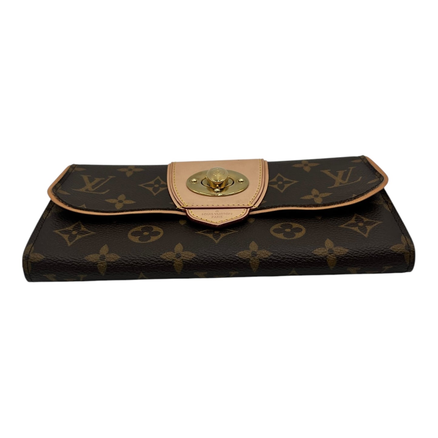 LOUIS VUITTON BOWTIE WALLET MONOGRAM CANVAS BROWN