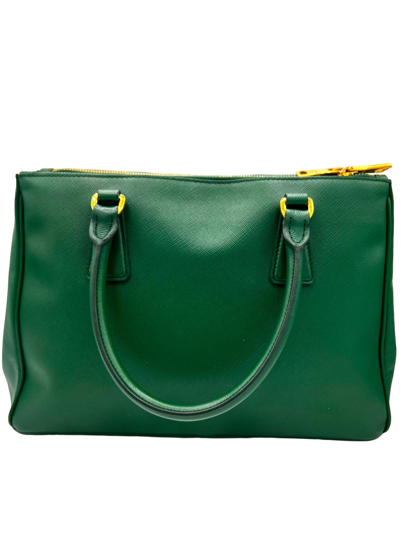 TOTE GALLERIA MEDIANO DE PIEL SAFFIANO LUX VERDE PRADA PRADA