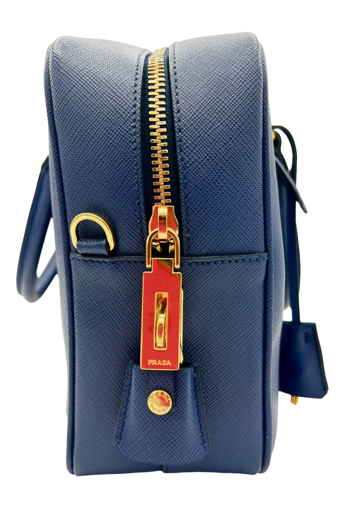 PRADA LUXURY SAFFIANO HANDBAG BLUE