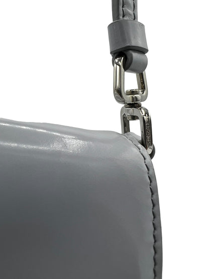 BOLSO DE HOMBRO PRADA CLEO DE PIEL CEPILLADA CON SOLAPA