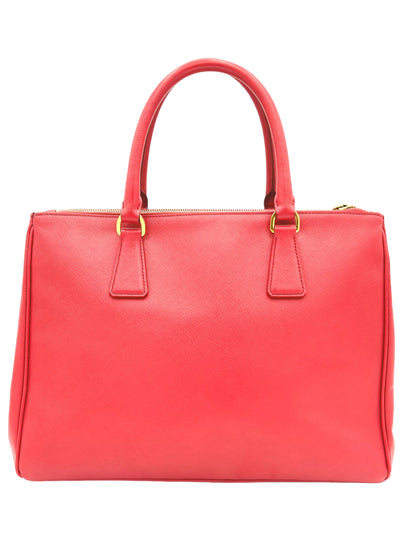 PRADA GALLERIA SAFFIANO LEATHER HANDBAG PINK