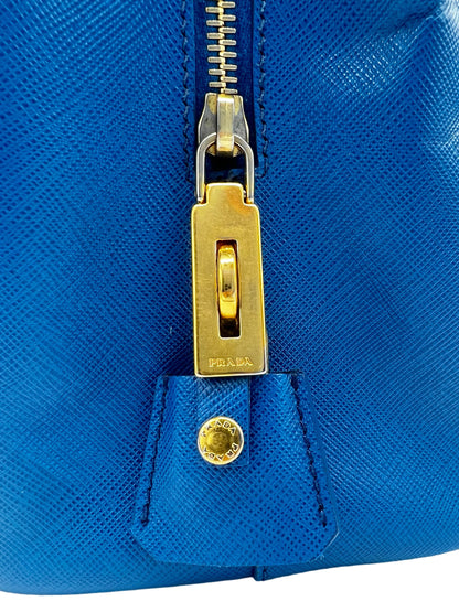 BOLSO PRADA DE PIEL SAFFIANO LUX AZUL