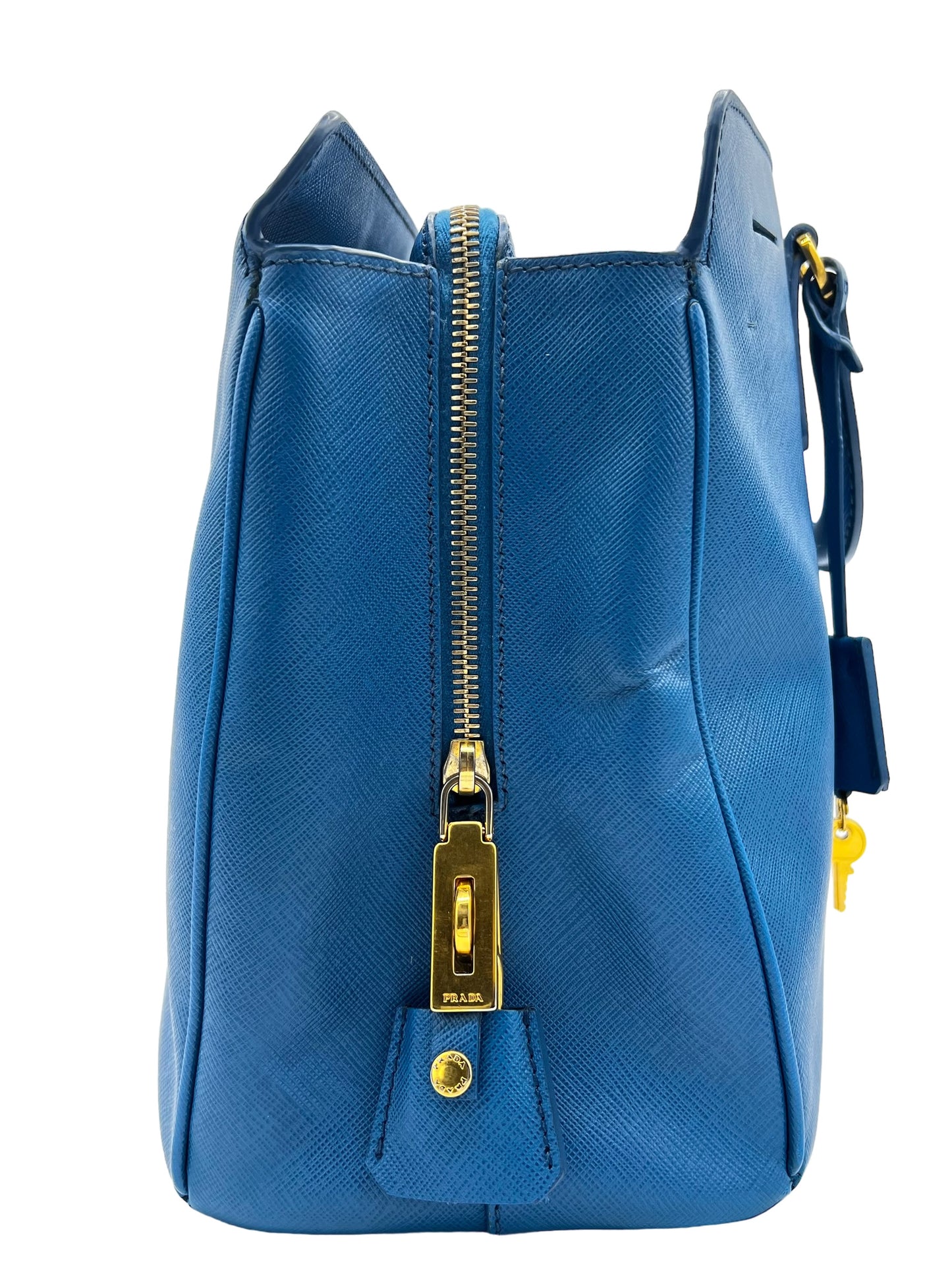 BOLSO PRADA DE PIEL SAFFIANO LUX AZUL