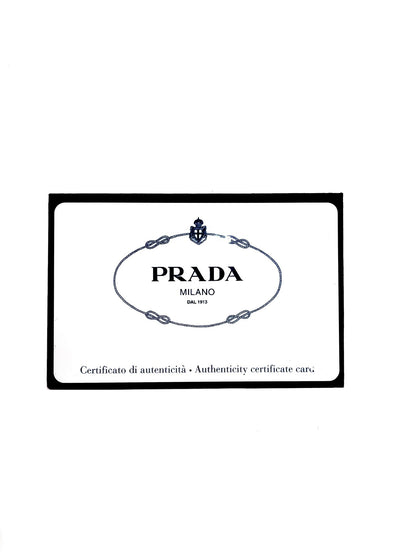 PRADA SAFFIANO MONOCHROME WALLET ON CHAIN