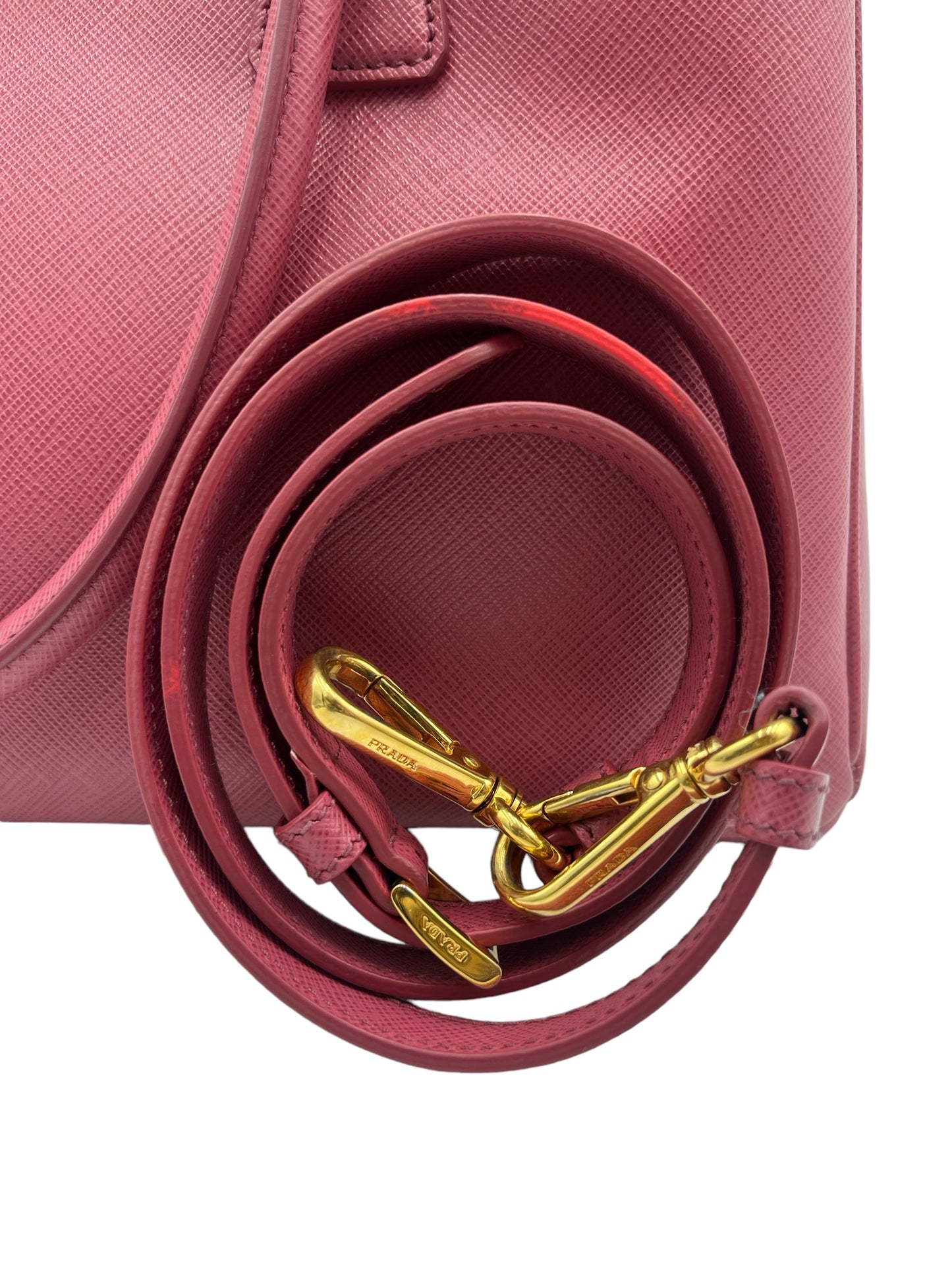 PRADA GALLERIA SAFFIANO ROSE PINK SHOULDER BAG