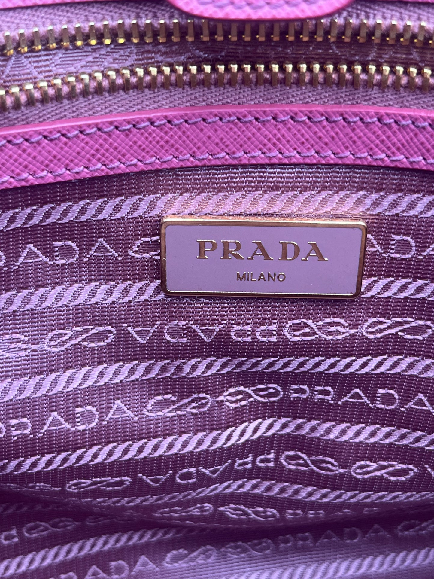 PRADA GALLERIA SAFFIANO ROSE PINK SHOULDER BAG