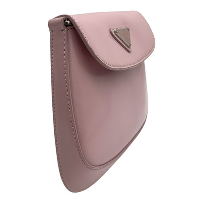 PRADA 2022 MINI SPAZZOLATO CLEO FLAP HOBO PINK