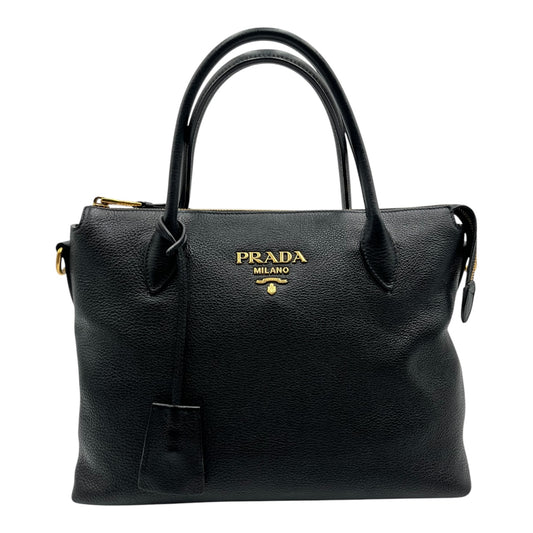 PRADA VITELLO DAINO ZIP TOTE