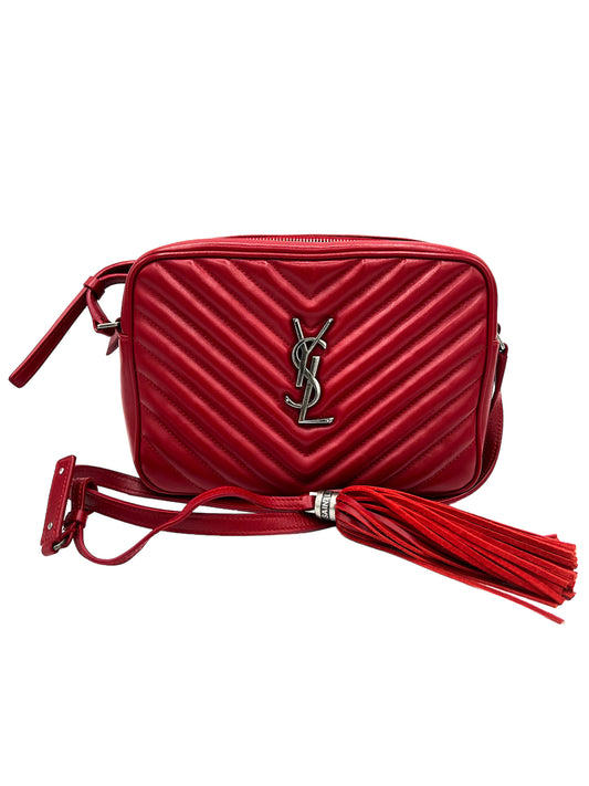 YSL CALFSKIN MATELASSE MONOGRAM LOU CAMERA BAG1