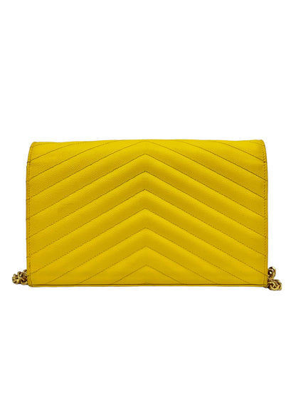 BOLSO SOBRE PORTEFEUILLE DE SAINT LAURENT EN AMARILLO