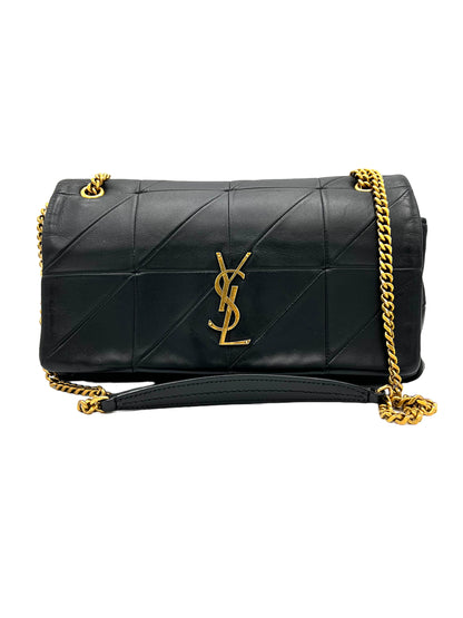 YSL JAMIE IN BLACK LEATHER